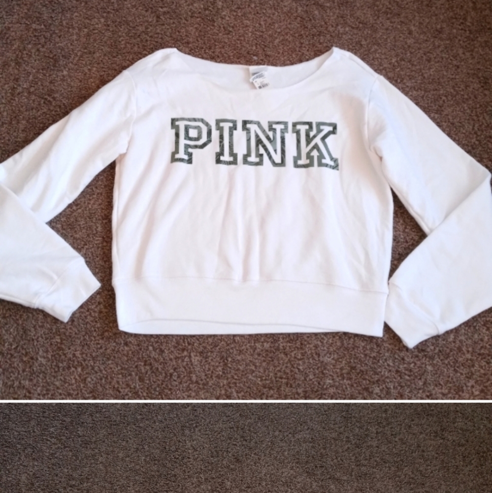 PINK leggings and off shoulders sweater